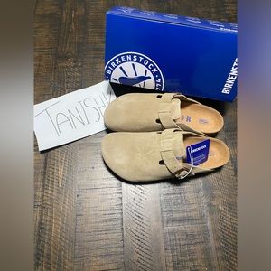 Boston Birkenstocks Taupe - Men’s US11/EU44 (42 shown in photos - not available)